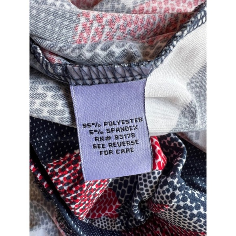 Premise Women's XL Red White Blue July 4th Patriotic Maxi Skirt Stretch Jersey - Picture 6 of 8